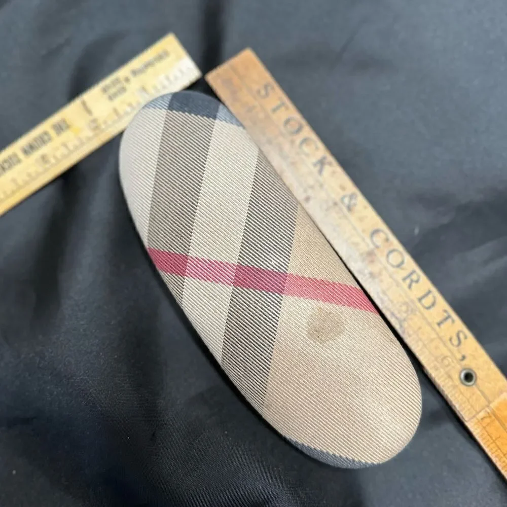 Traditional Burberry Plaid Spectacle Eyeglasses case
